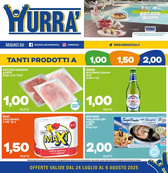Tanti prodotti a 1.00 1.50 2.00