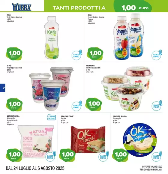 Tanti prodotti a 1.00 1.50 2.00