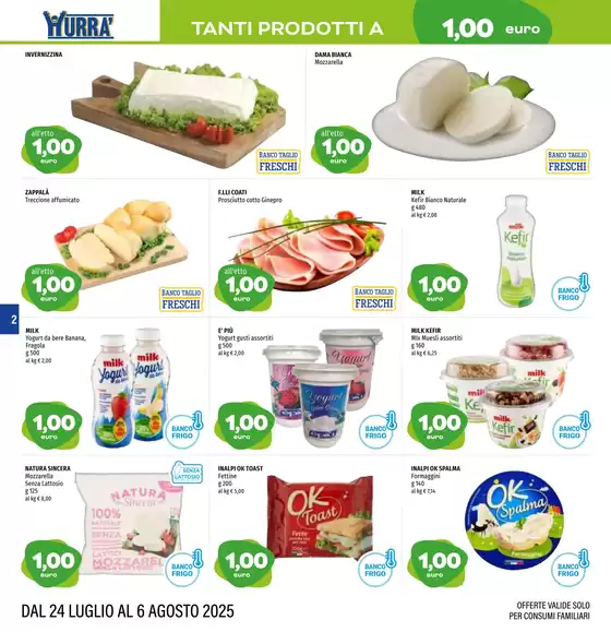 Tanti prodotti a 1.00 1.50 2.00