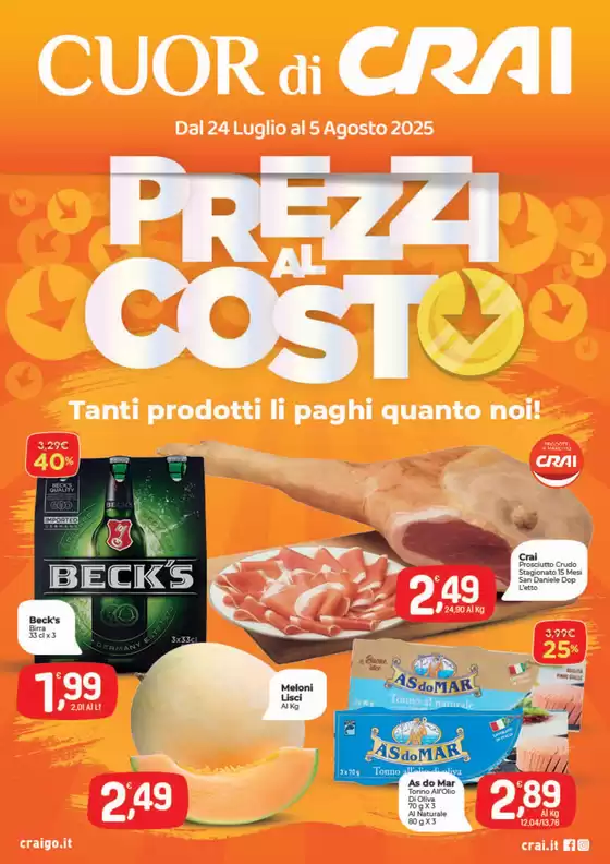 Prezzi al costo
