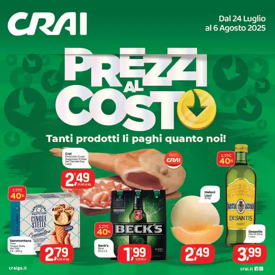 Prezzi al costo