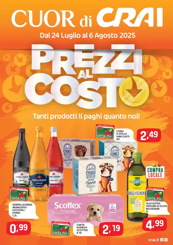 Prezzi al costo