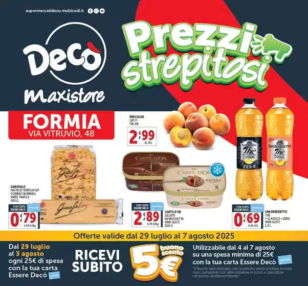 Prezzi strepitosi