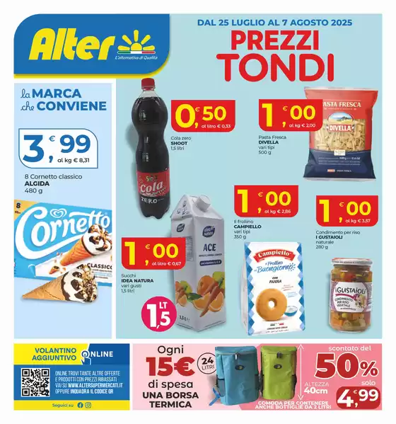 Prezzi tondi