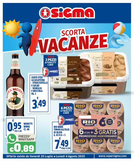 SCORTA VACANZE