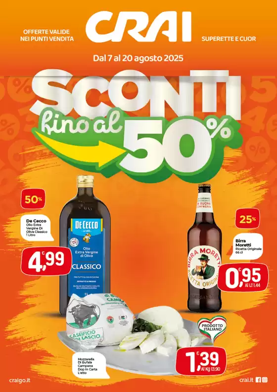 Sconti fino al 50%