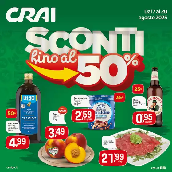 Sconti fino al 50%