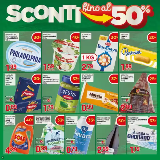 Sconti fino al 50%