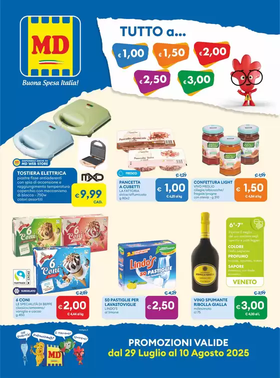 Tutto a 1€ 1.5€ 2€ 2.5€ 3€