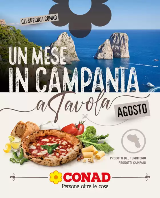 Volantino Conad Superstore a Pompei | Un Mese in Campania | 2025-07-30T00:00:00.000Z - 2025-08-31T00:00:00.000Z