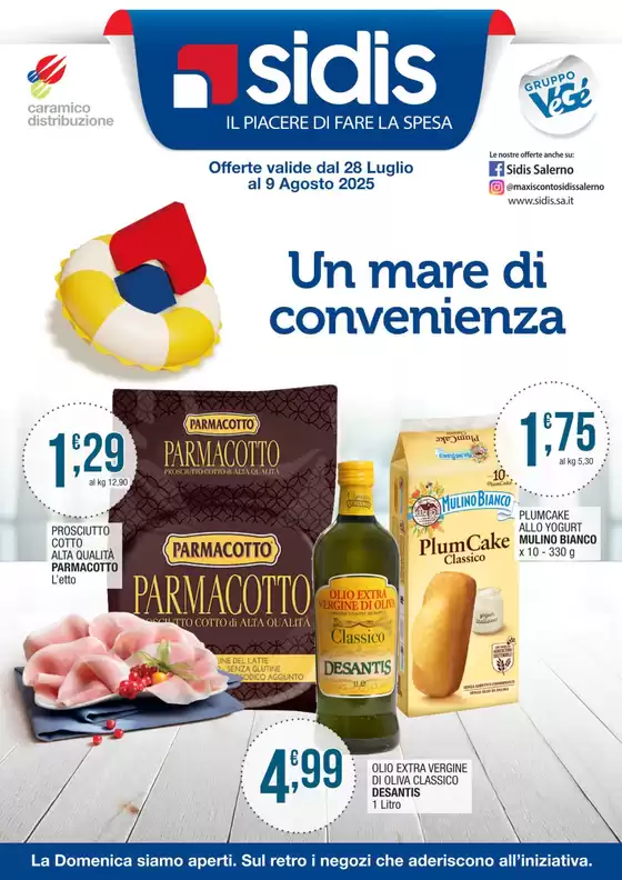 Volantino Sidis a Lecce | Un mare di convenienza | 2025-07-28T00:00:00.000Z - 2025-08-09T00:00:00.000Z
