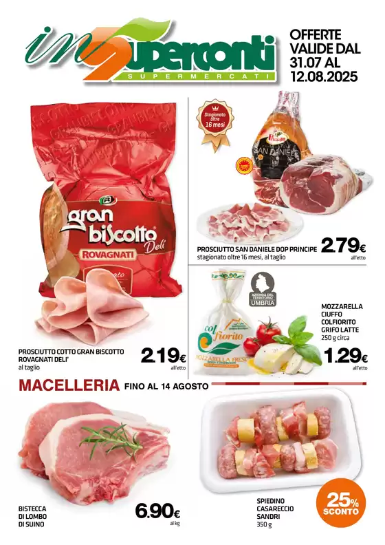 Volantino Superconti a Terni | In Superconti | 2025-07-31T00:00:00.000Z - 2025-08-12T00:00:00.000Z