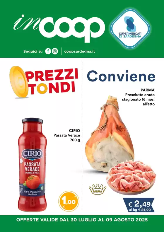 Prezzi tondi