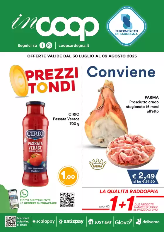 Prezzi tondi