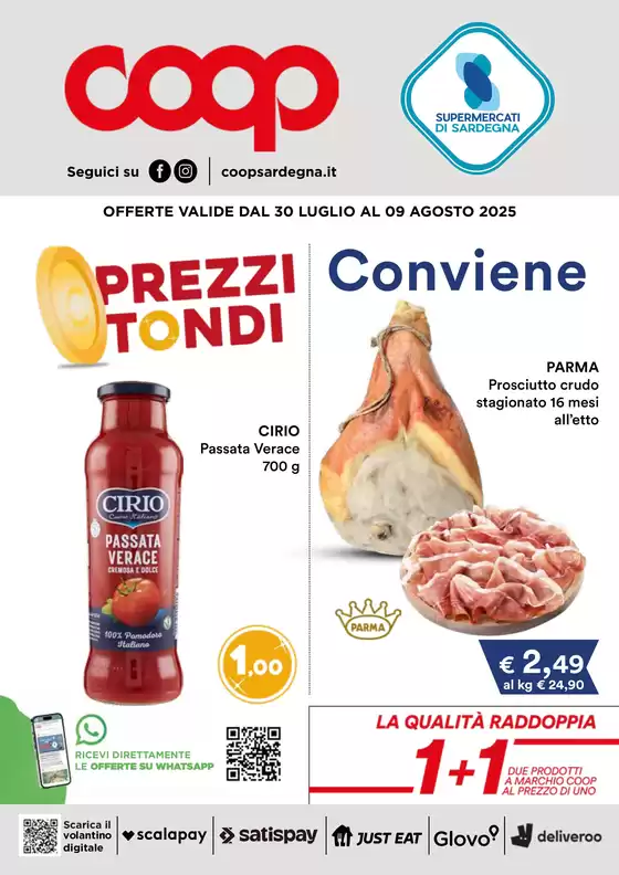 Prezzi tondi
