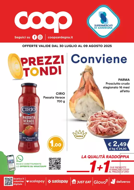 Prezzi tondi
