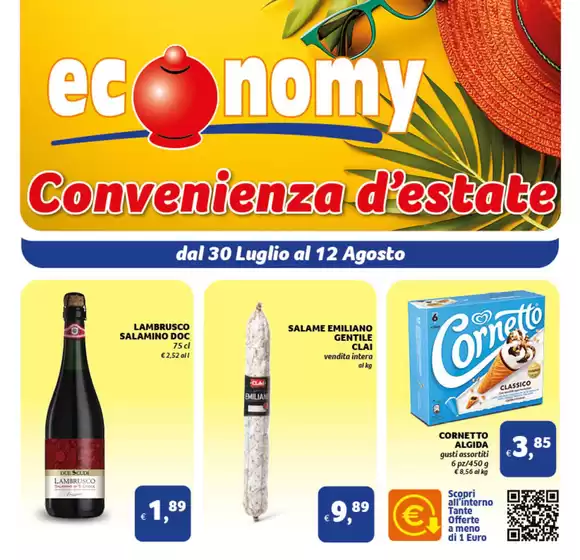 Volantino Economy a Ripacandida | Convenienza d'estate | 2025-07-30T00:00:00.000Z - 2025-08-12T00:00:00.000Z