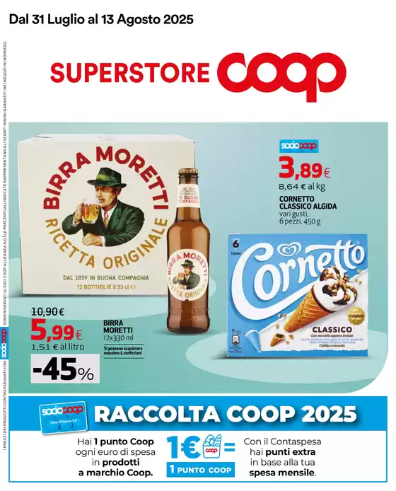Dal 31 Luglio al 13 Agosto 2025