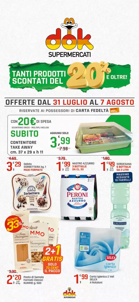 Tanti prodotti scontati