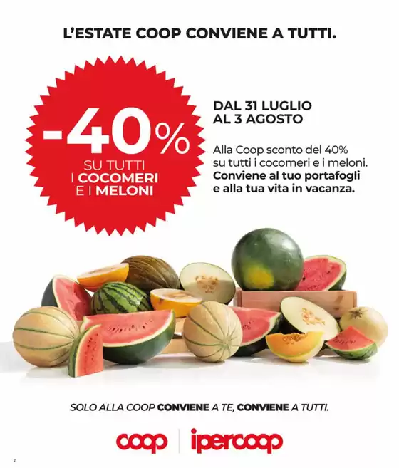 Sconti fino al 40%