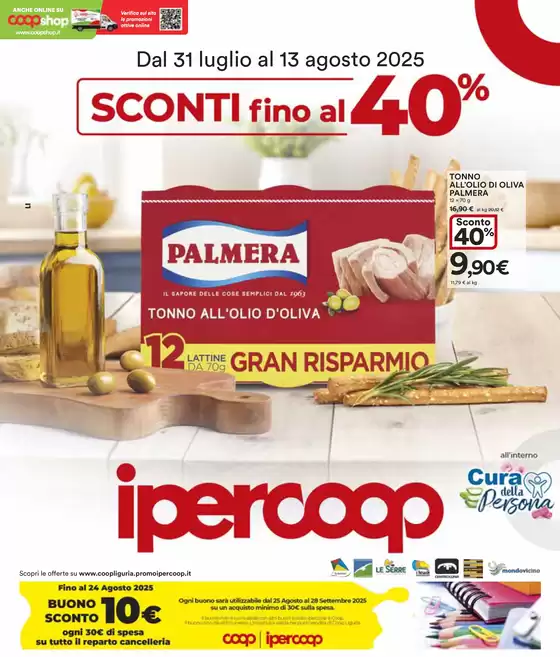 Sconti fino al 40%