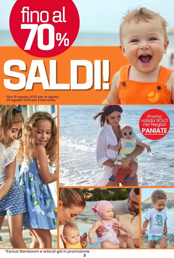 Offerte valide dal 31 luglio al 31 agosto