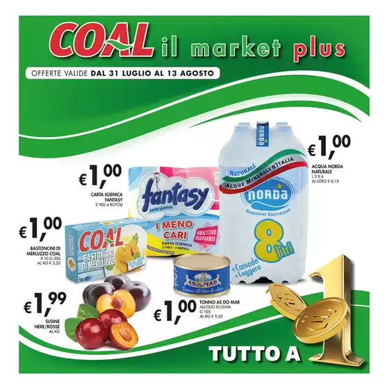 Volantino Coal a Corinaldo | Coal il market. | 2025-07-31T00:00:00.000Z - 2025-08-13T00:00:00.000Z