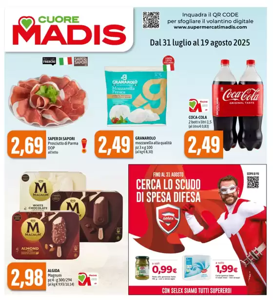 Dal 31 luglio al 19 agosto 2025