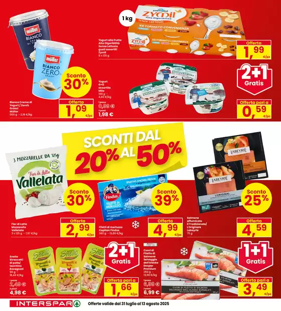 Sconti dal 20% al 50%