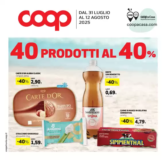 40 PRODOTTI AL 40%