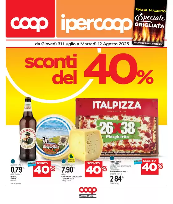 Sconti del 40%
