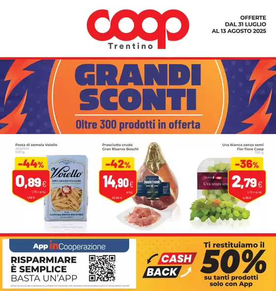 Volantino Coop a Formia | Grandi sconti | 2025-07-31T00:00:00.000Z - 2025-08-13T00:00:00.000Z