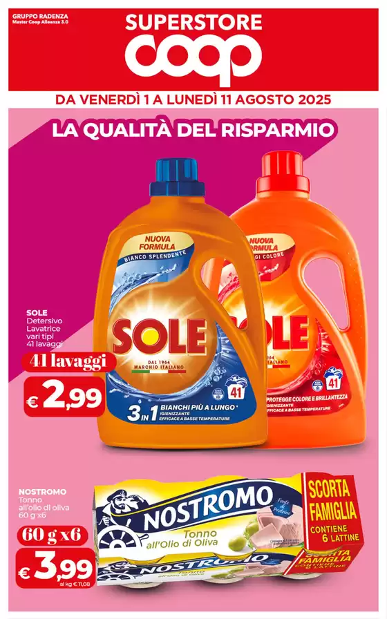 La qualita del risparmio!