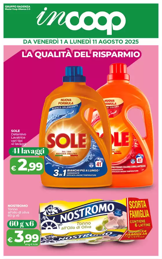 La qualita del rispamio!