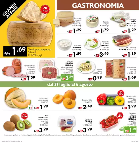 Tanti prodotti a 1,2,3 euro