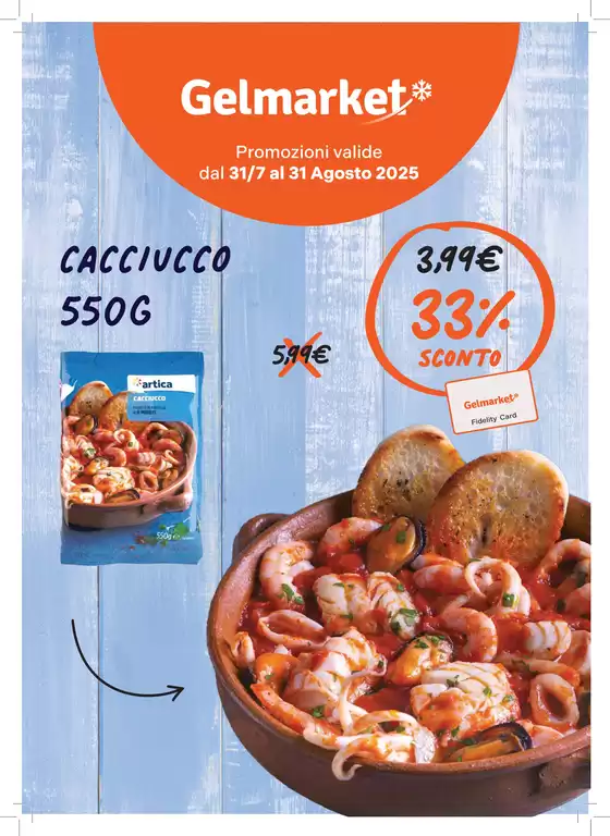 Promozioni valide dal 31/7 al 31 Agosto 2025