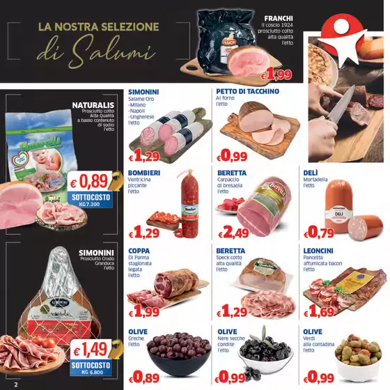 Sottocosto freschi