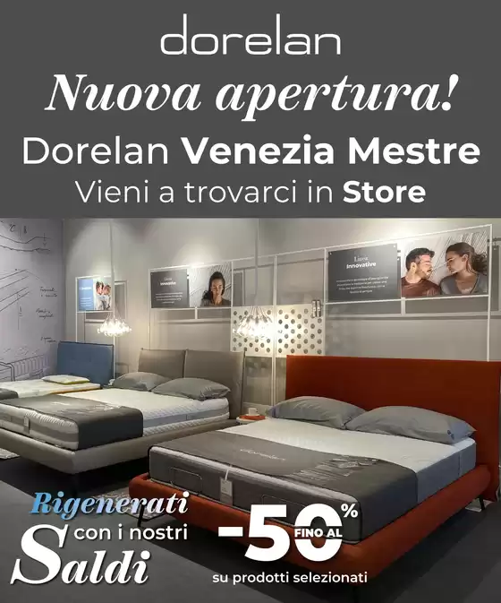 Volantino Dorelan a Carugo | Dorelan Venezia Mestre | 2025-08-04T00:00:00.000Z - 2025-08-31T00:00:00.000Z
