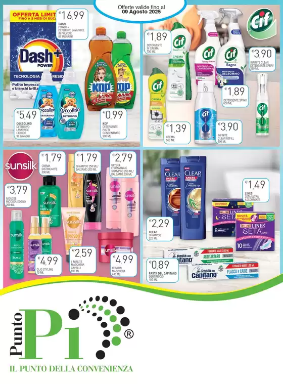 Offerta valide fino al 09 agosto 