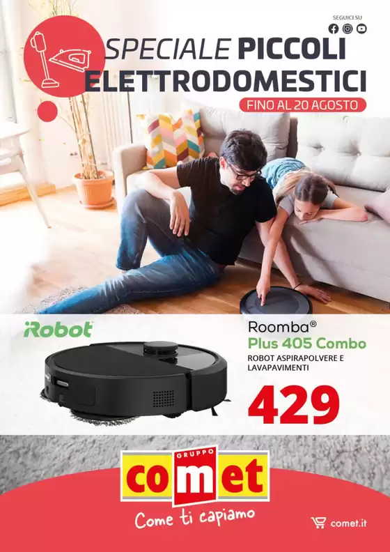 Volantino Comet a Lugo | Speciale Piccoli Elettrodomestici! | 2025-08-01T00:00:00.000Z - 2025-08-20T00:00:00.000Z