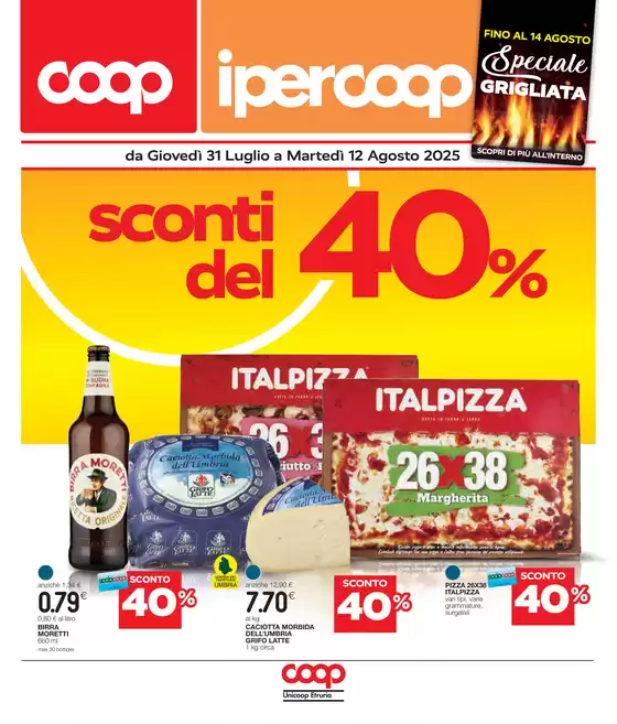 Sconti del 40%