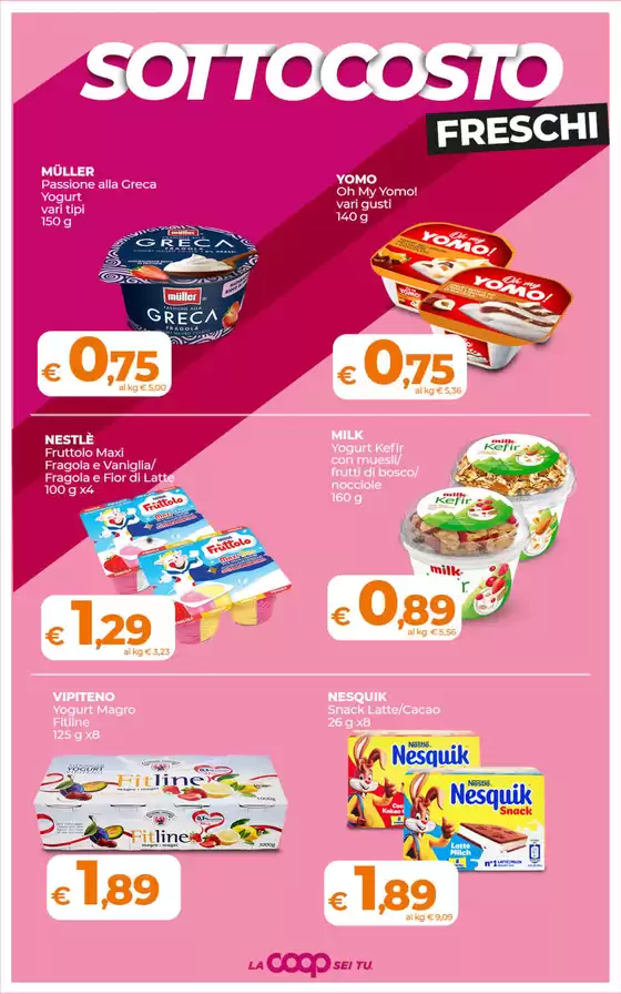 Sottocosto freschi