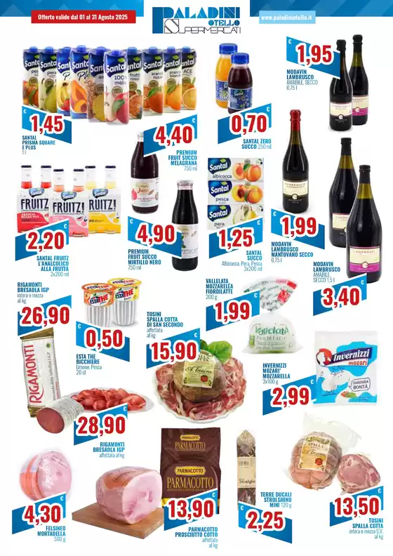 Offerte di agosto