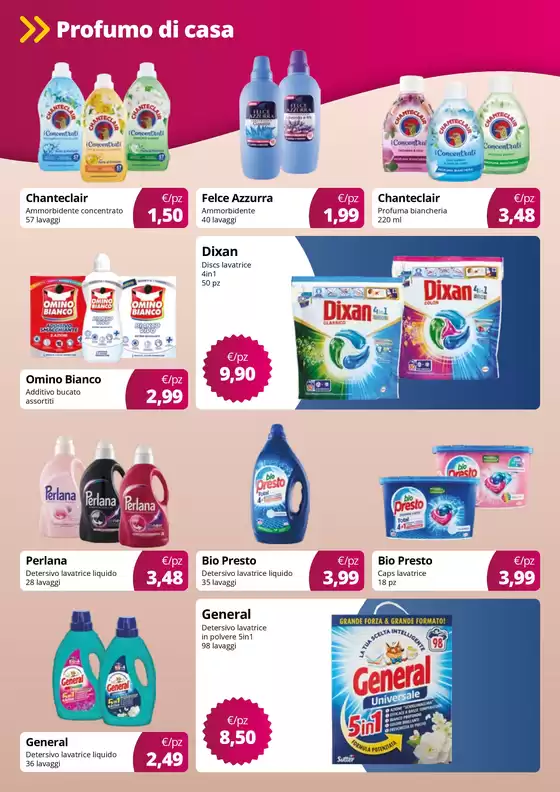 Offerte valide dall’1 al 31 agosto