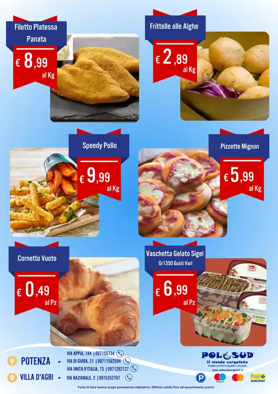 Offerte valide dal 1 al 16 agosto