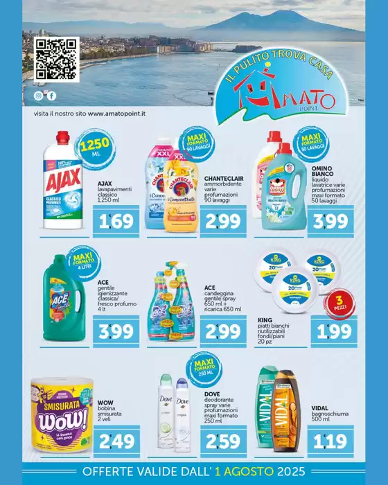 Offerte valide dall' 1 agosto 2025