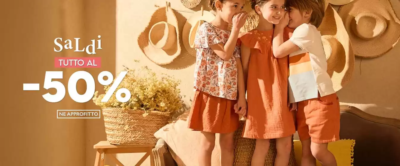 Saldi tutto al -50%