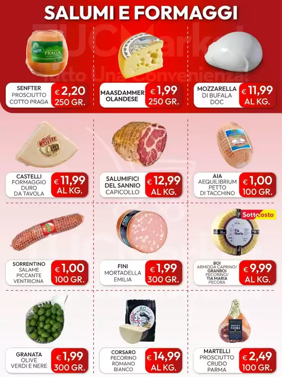 Le nostre offerte non vanno in vacanza!