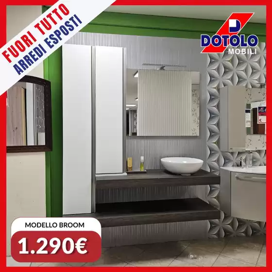 Fuori tutto arredi esposti