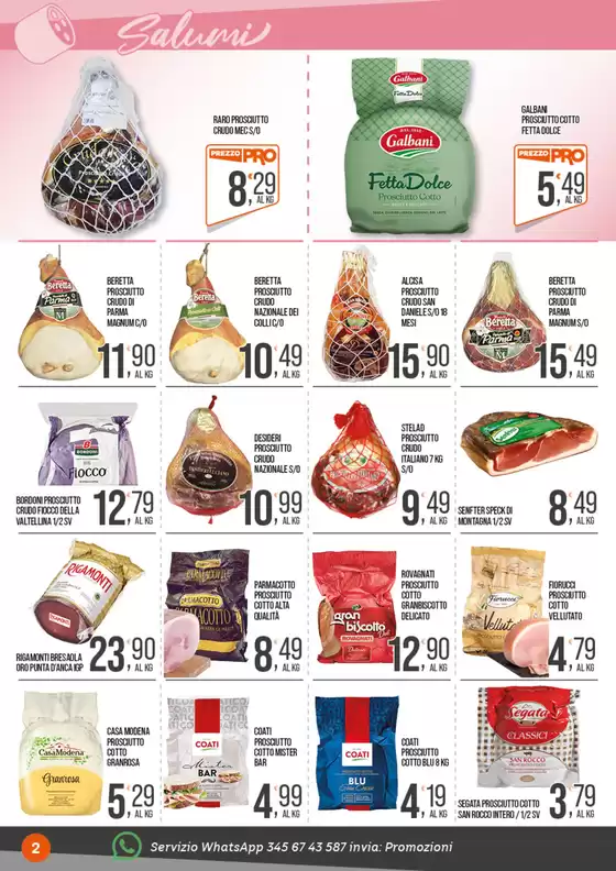 Offerte valide dal 4 al 24 Agosto 2025
